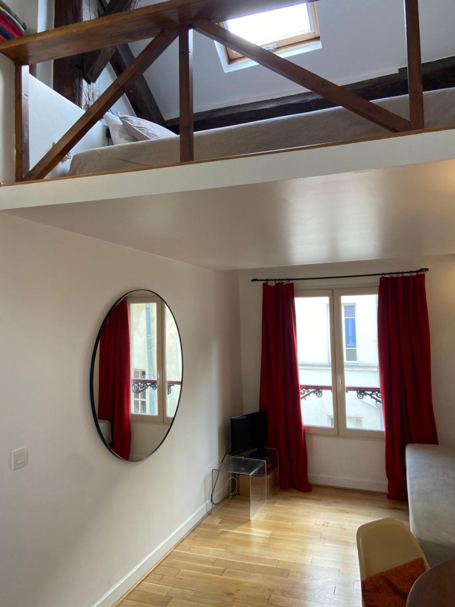 Marais Studio With Mezzanine Paris Extérieur photo