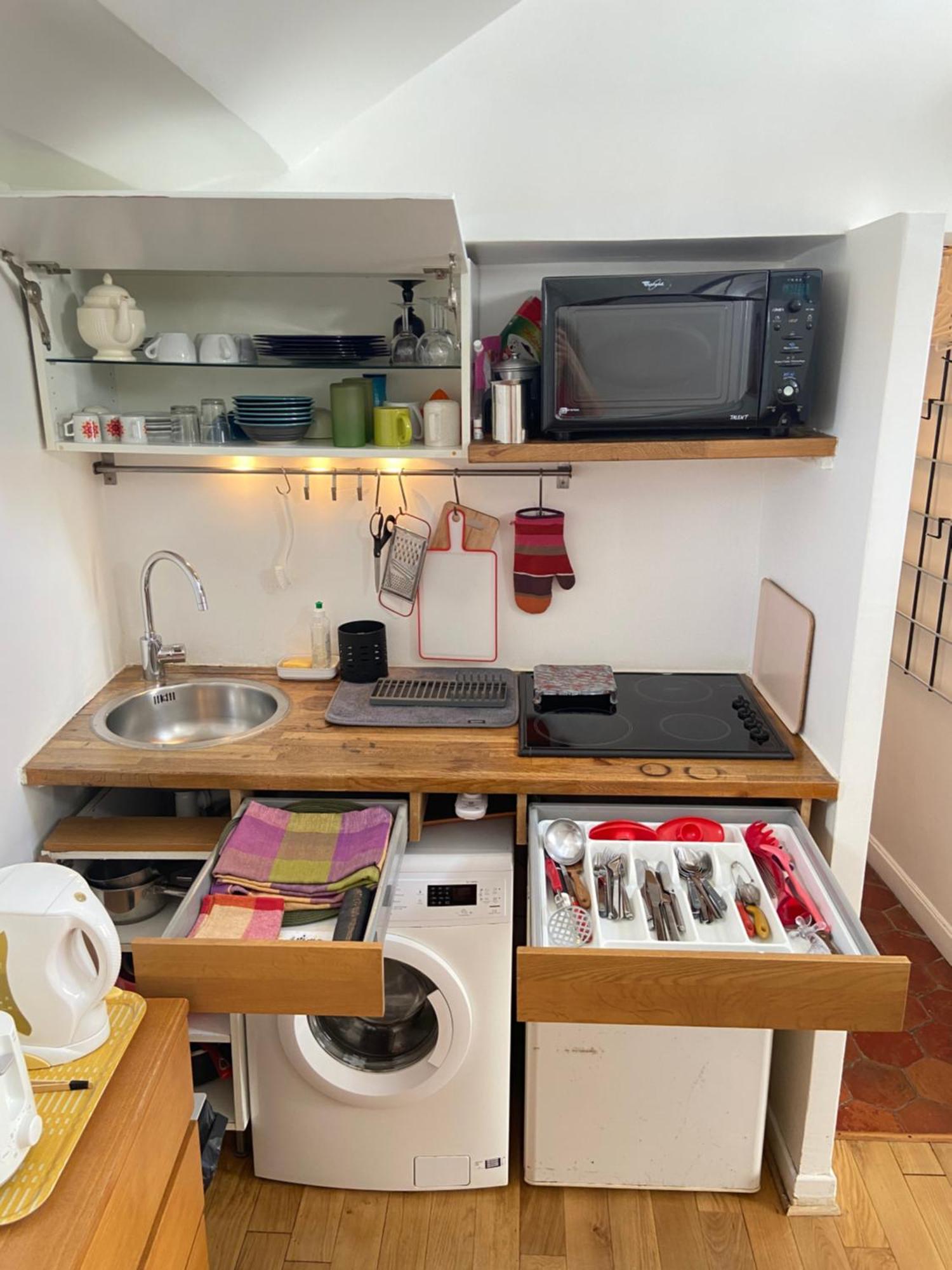 Marais Studio With Mezzanine Paris Extérieur photo